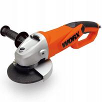 Kampinis šlifuoklis WORX WX722.1, 125 mm, 1200 W, su reguliuojamu greičiu