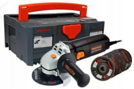 Kampinis šlifuoklis Protool Festool, 1200 W, 125 mm, su priedais ir Systainer dėklu