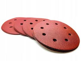 Šlifavimo popieriaus diskų rinkinys su lipniu tvirtinimu, 180 mm, 8 skylių