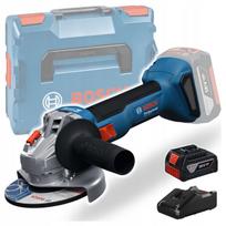 Kampinis šlifuoklis Bosch Professional GWS 18V-8 su 5 Ah akumuliatoriumi 06019N9005