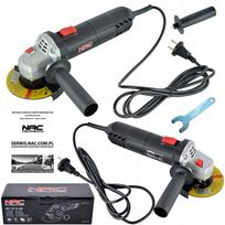 Kampinis šlifuoklis NAC POWER 750 W, 115 mm, siauras ir lengvas korpusas