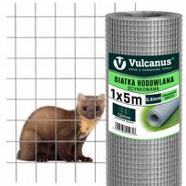 Cinkuotas metalinis tinklelis graužikams ir triušiams, 1x5 m, 13 mm akutės