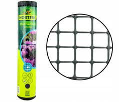 Plastikinis sodo tinklas, 50 x 500 cm, akies dydis 20 cm, antracito spalvos, PVC, pagaminta Italijoje