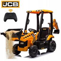 Vaikiškas ekskavatorius JCB su 4in1 įkrovikliu, 12V 12Ah akumuliatoriumi, 90 W