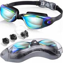 Plaukimo akiniai su UV filtru ir dėklu
