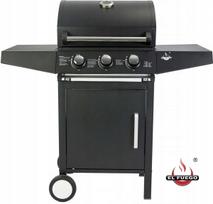 Dujinė kepsninė EL FUEGO SAN ANGELO, 8,4 kW, 3 degikliai, su reduktoriumi