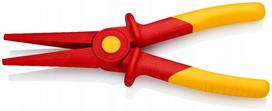 Izoliuotos ilgos plastikinės replės 220 mm KNIPEX 98 62 02