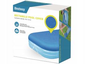 Stačiakampis baseino uždangalas BESTWAY 340 x 230 pripučiamam baseinui