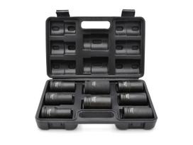 Muštuvinių galvučių rinkinys GEKO 3/4", 17–32 mm, 8 vnt.
