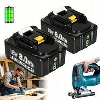 Makita BL1830/BL1835/BL1845 18V maketinių akumuliatorių rinkinys, 2 vnt., su LED, elektriniams įrankiams