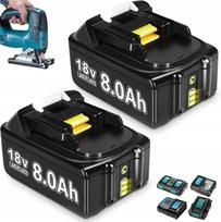 Akumuliatorius Makita BL1840/BL1850, 18V, 8000mAh, 2 vnt., su apsauga