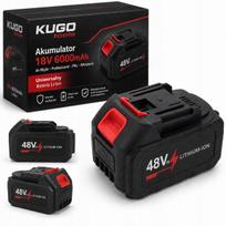 Akumuliatorius 18V 6000mAh žoliapjovei, plovimo įrankiams, pjūklui, suktuvui