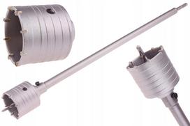 Betono grąžtas 68 mm su SDS adapteriu ir 600 mm laidų pjovimo adapteriu