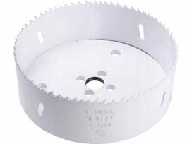 Bimetalinė kiaurymės pjovimo karūna 140 mm medžiui, metalui, vėdinimo vamzdžiams DREL