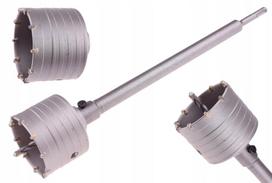 Betono gręžtuvas 80 mm su SDS adapteriu ir 350 mm pailgintu adapteriu