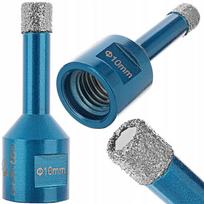 Deimantinis grąžtas plytelėms 10 mm M14 RS