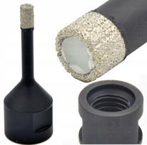 Deimantinė 6 mm grąžto karūnėlė akmens masės plytelėms, M14