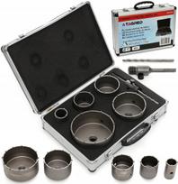 Betono ir mūro vainikėlių rinkinys STRONG, SDS+, 7 vnt., 40–125 mm, dėžutėje