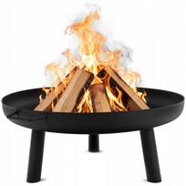 Lauko metalinis židinys – 80 cm, juodas