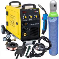Suvirinimo aparatas Magnum MIG 200 KN 200A, MIG/TIG/MMA, 3in1