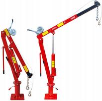 Automobilinis kranas CRANE HDS, 900 kg, su 360° besisukančiu keltuvu ir gervė, 0–170 cm