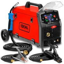 Suvirinimo aparatas IDEAL PRAKTIK MIG 211 SYNERGY LED, MIG/MMA/TIG, 200A, 230V, flux