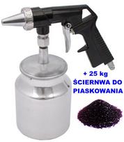 Smėliavimo pistoletas su 25 kg abrazyvo