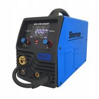 Suvirinimo aparatas SHERMAN SMART MIG 200A, sinerginis, MMA/TIG, 230V inverteris