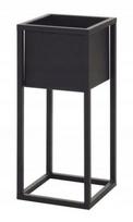 Metalinė gėlių vazoninė LOFT juoda 50 cm