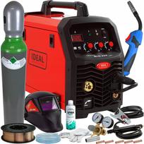 Suvirinimo aparatas Ideal TECNOMIG 220A MAG/MMA 230V su kauke, balionu ir viela