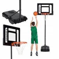 Vaikiška krepšinio lenta OneTeam BH03, reguliuojama, 160–210 cm