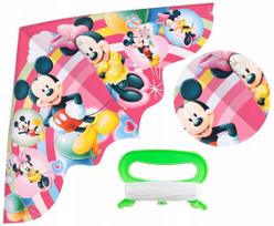 Vaikiškas aitvaras Mickey Mouse, spalvingas, su virvele