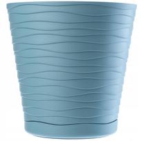 Gėlių vazonas su stovu, plastikinis, 17 cm