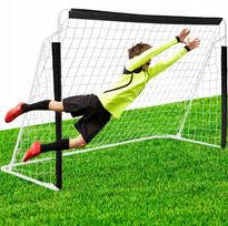 Didelis nešiojamas futbolo vartas vaikams, 245x155x80 cm