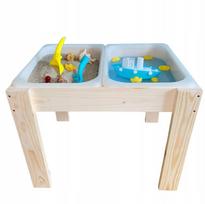 Sensorinis smėlio ir vandens stalas, 49 cm