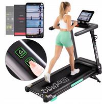 Elektrinis bėgimo takelis DrFit FX5, 14 km/h, vaikščiojimui ir bėgimui