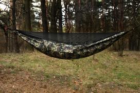Kabantis hamakas TigerWood Dragonfly V2 Camo 350 cm su tinkleliu nuo uodų