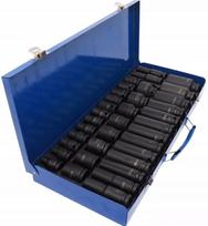 Galinių raktų antgalių rinkinys 1/2", 35 vnt., 8–32 mm, ilgi ir trumpi