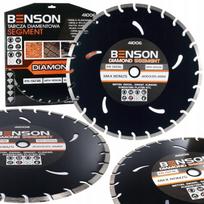 Deimantinis pjovimo diskas BENSON 400x10x25,4 mm, segmentinis