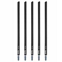 Medžio pjūkliukų rinkinys T-formos, 225 mm, 5 vnt., HCS, Drel