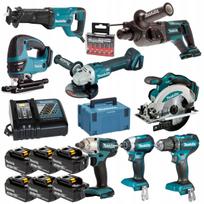 Įrankių rinkinys MAKITA DDF485, DTD153, DTW190, DGA504, DHR241, DJR186, DSS610, DJV180