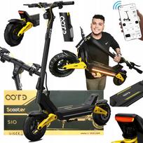 Elektrinis paspirtukas OOTD S10, 1400W, 55 km/h, 70 km, 20 Ah, 10", su LED, valdymas programėle