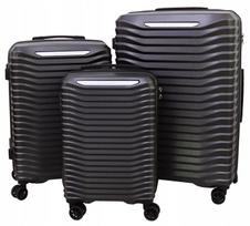 Lagaminų rinkinys Gravitt 3in1, polikarbonatas, modelis 011, su ratukais