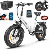 Elektrinis miesto dviratis SAMEBIKE LOTDM200-II, 48V 13Ah, 80 km, 20", su NFC ir krepšiu