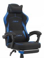 Žaidimų kėdė CABRO C502, juoda/mėlyna, audinys