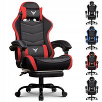 Žaidimų kėdė GTPLAYER su pakoju, ergonomiška, raudona