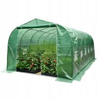 Šiltnamis 6x3 m, 18 m², UV plėvelė 140 g, cinkuotas, 12 langų