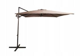 Sodo skėtis AUSTIN33, 300 cm, sulankstomas, reguliuojamas, su uždangalu, smėlio spalvos