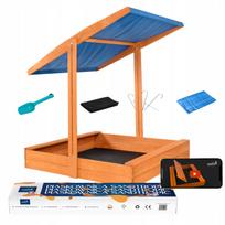 Medinė Sandbox Visor smėlio dėžė, 120 cm, impregnuota, su CE sertifikatu