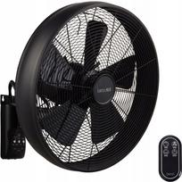 Sieninis ventiliatorius BREEZE, juodas, 50W, su nuotolinio valdymo pultu ir laikmačiu